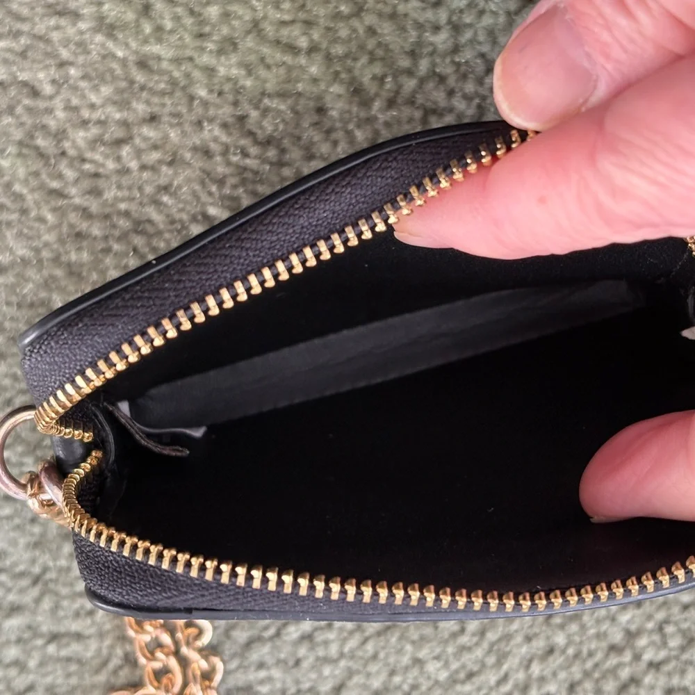Coach Essential Chain Card Case - Picture 3 of 5